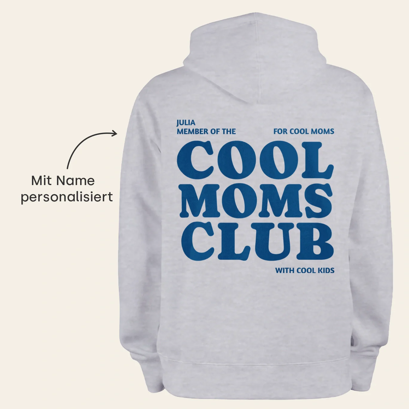 Personalisierter Hoodie "Cool Moms Club" - Image 5