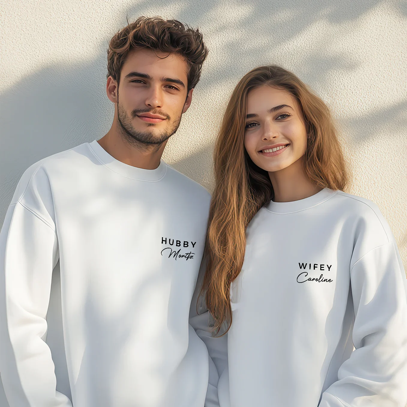 Pull look partenaire personnalisé « Hubby &amp; Wifey » - Image 5