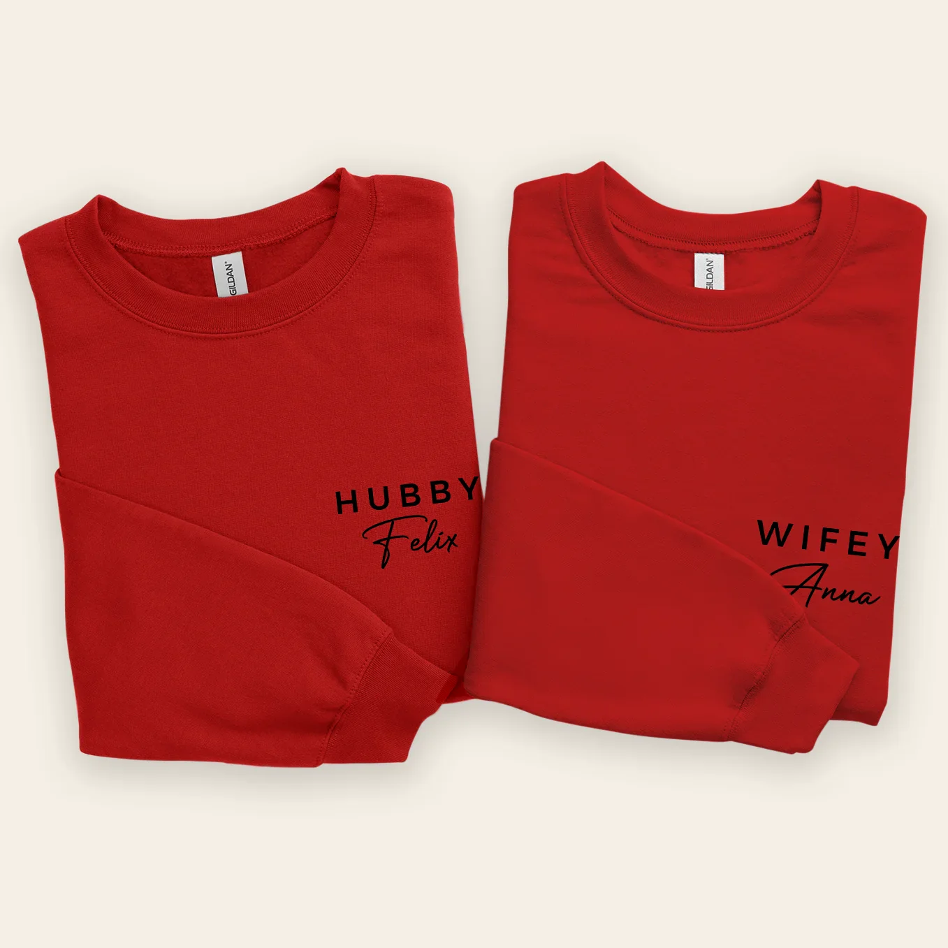 Pull look partenaire personnalisé « Hubby &amp; Wifey » - Image 8