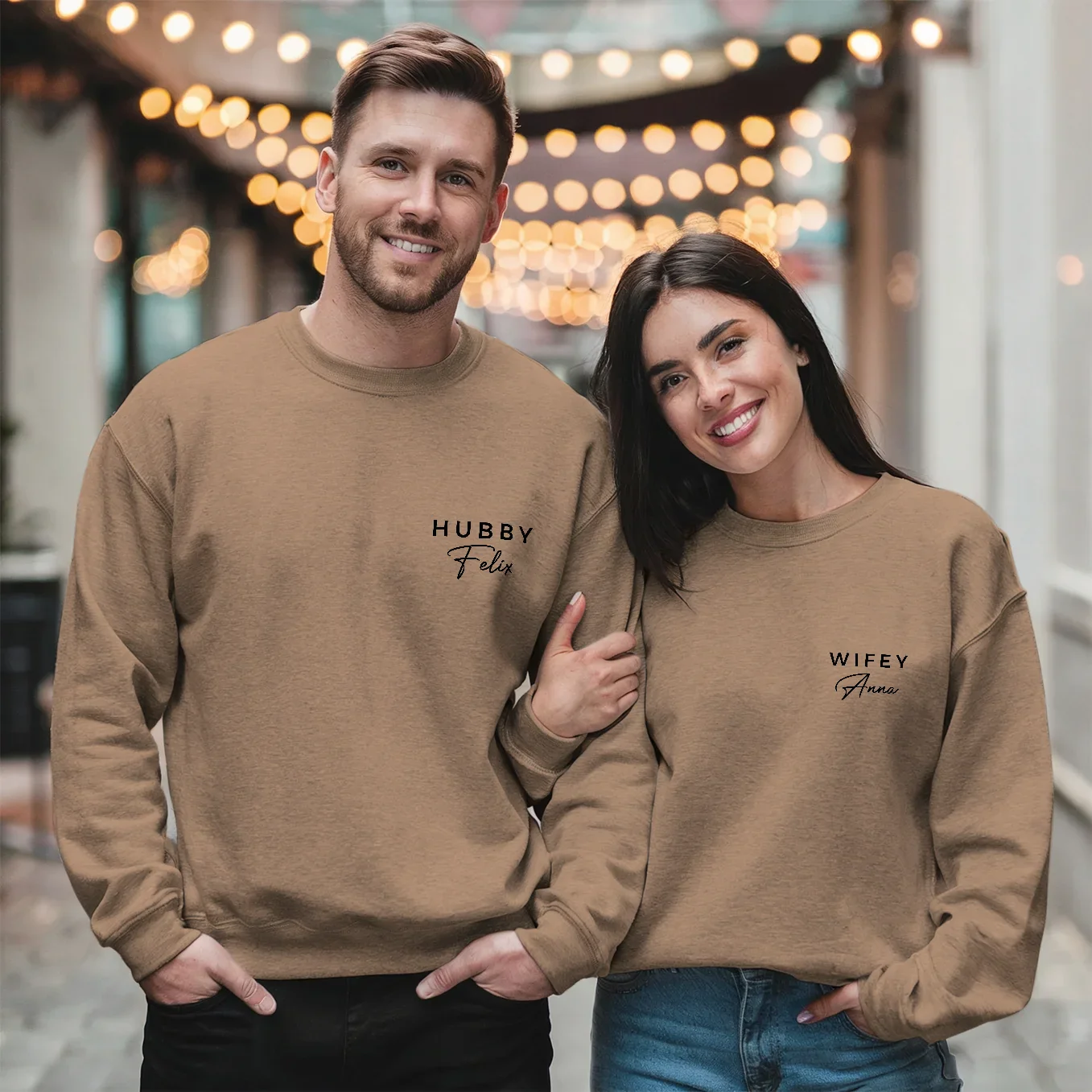 Pull look partenaire personnalisé « Hubby &amp; Wifey » - Image 9