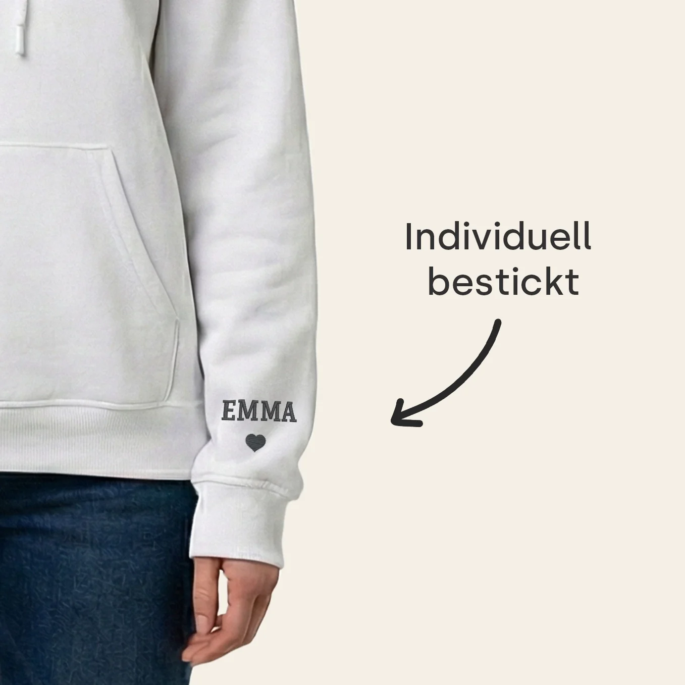 Personalisierter Sweater bestickt "Cool Moms Club" - Image 5