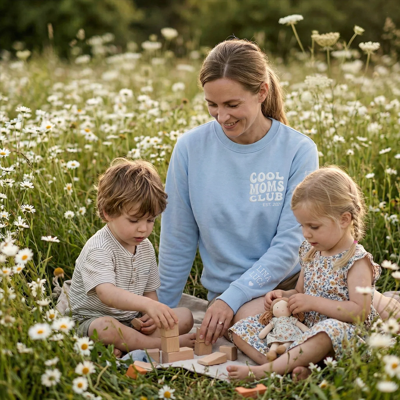 Personalisierter Sweater bestickt "Cool Moms Club" - Image 7