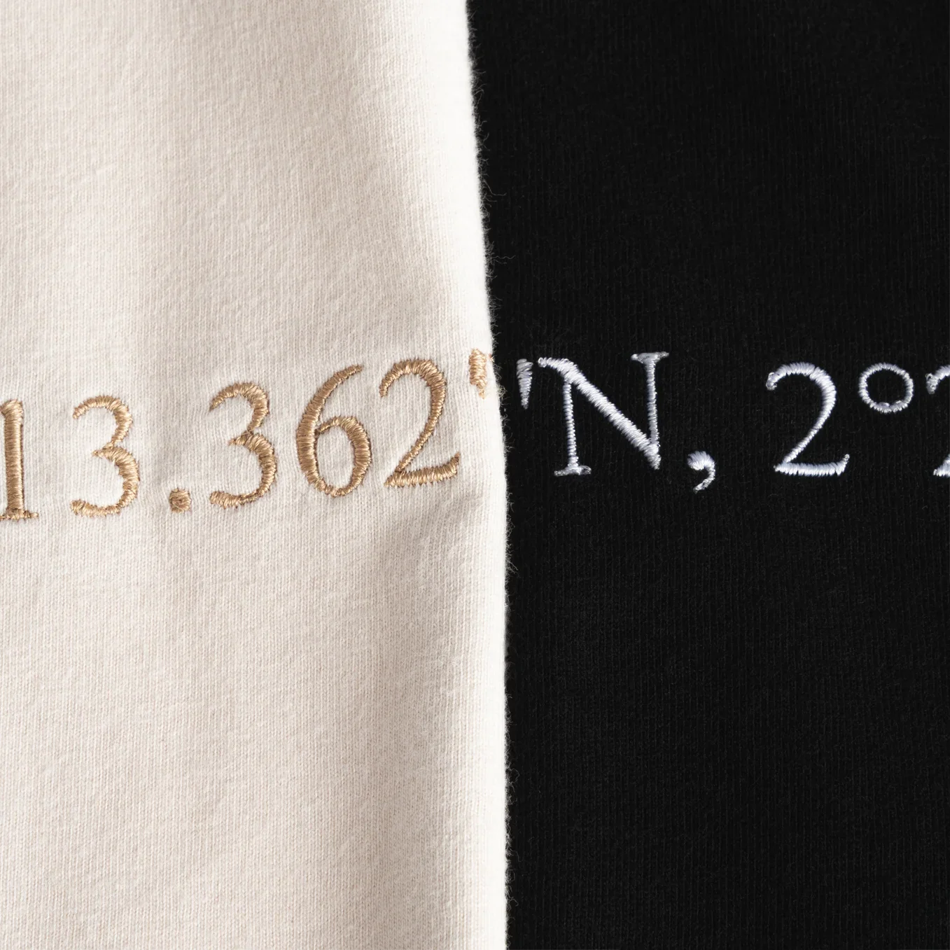 Personalisierter Sweater Bestickt "Koordinaten" - Image 6