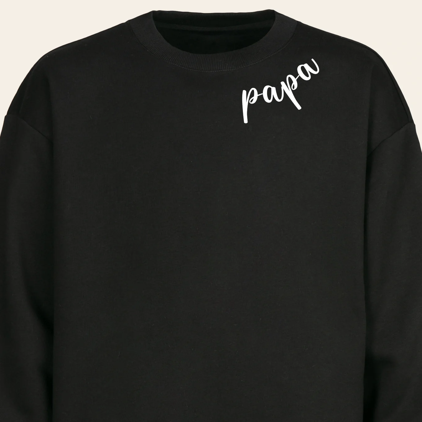 Personalisierter Sweater "Lieber Papa" mit Ärmeldruck - Image 7