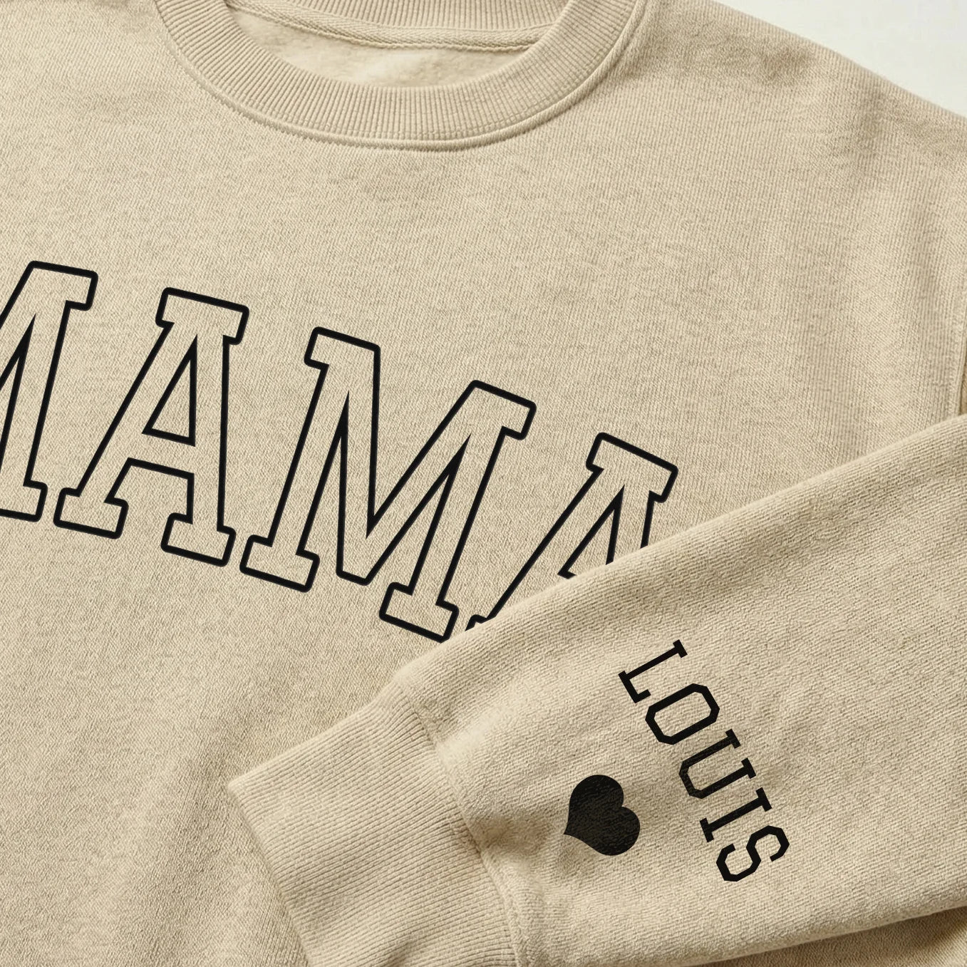 Personalisierter Sweater "Mama & Kinder" mit Ärmeldruck - Image 14