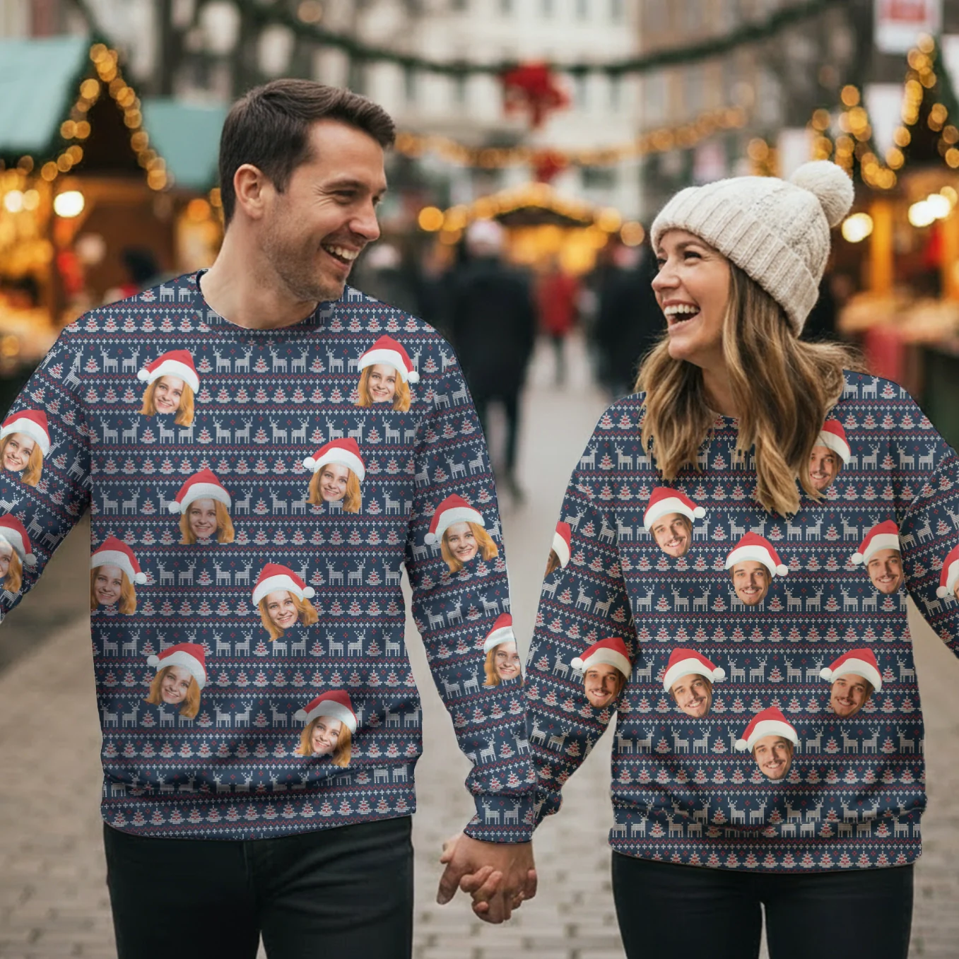Pull de Noël moche personnalisé "Renne" - Image 6