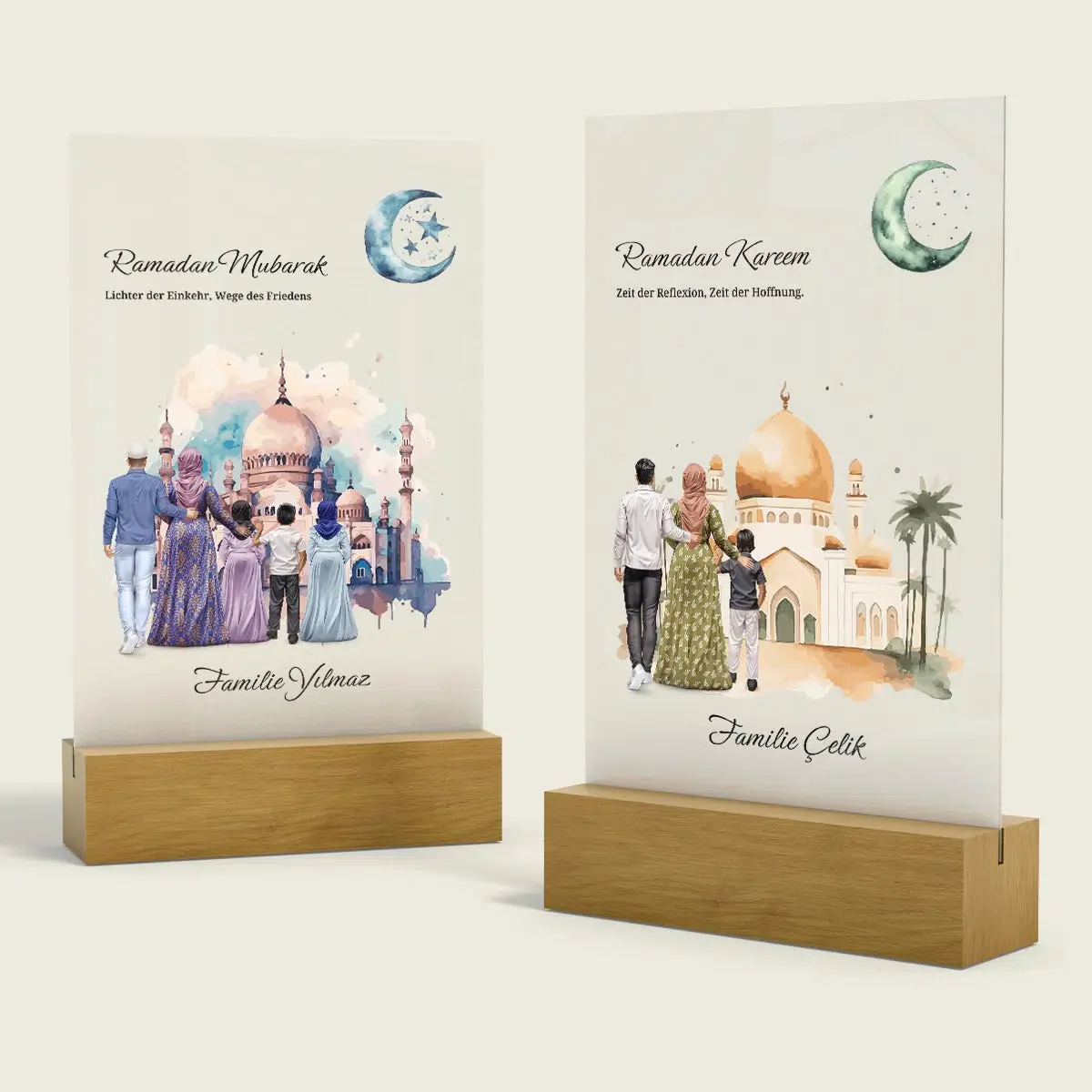 Verre acrylique personnalisé ''Ramadan''