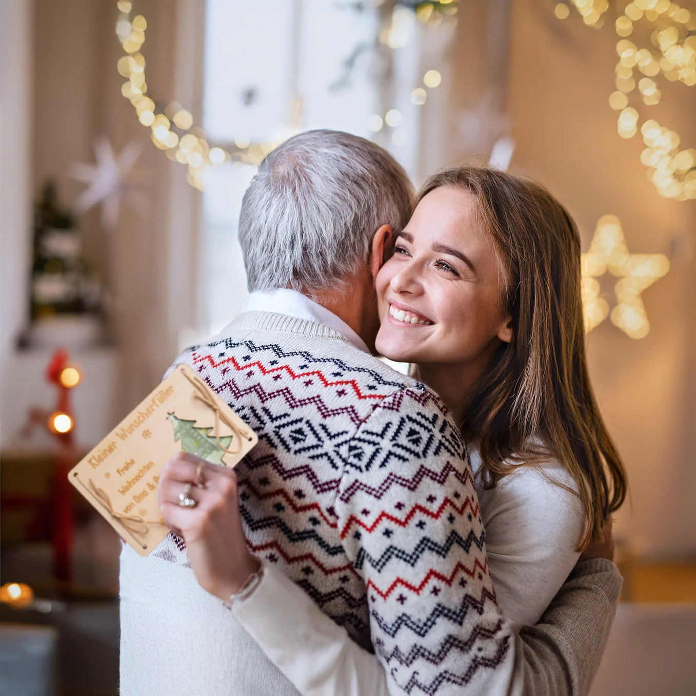 Carte en bois cadeau d'argent personnalisée « Wish Fulfiller » - Image 5
