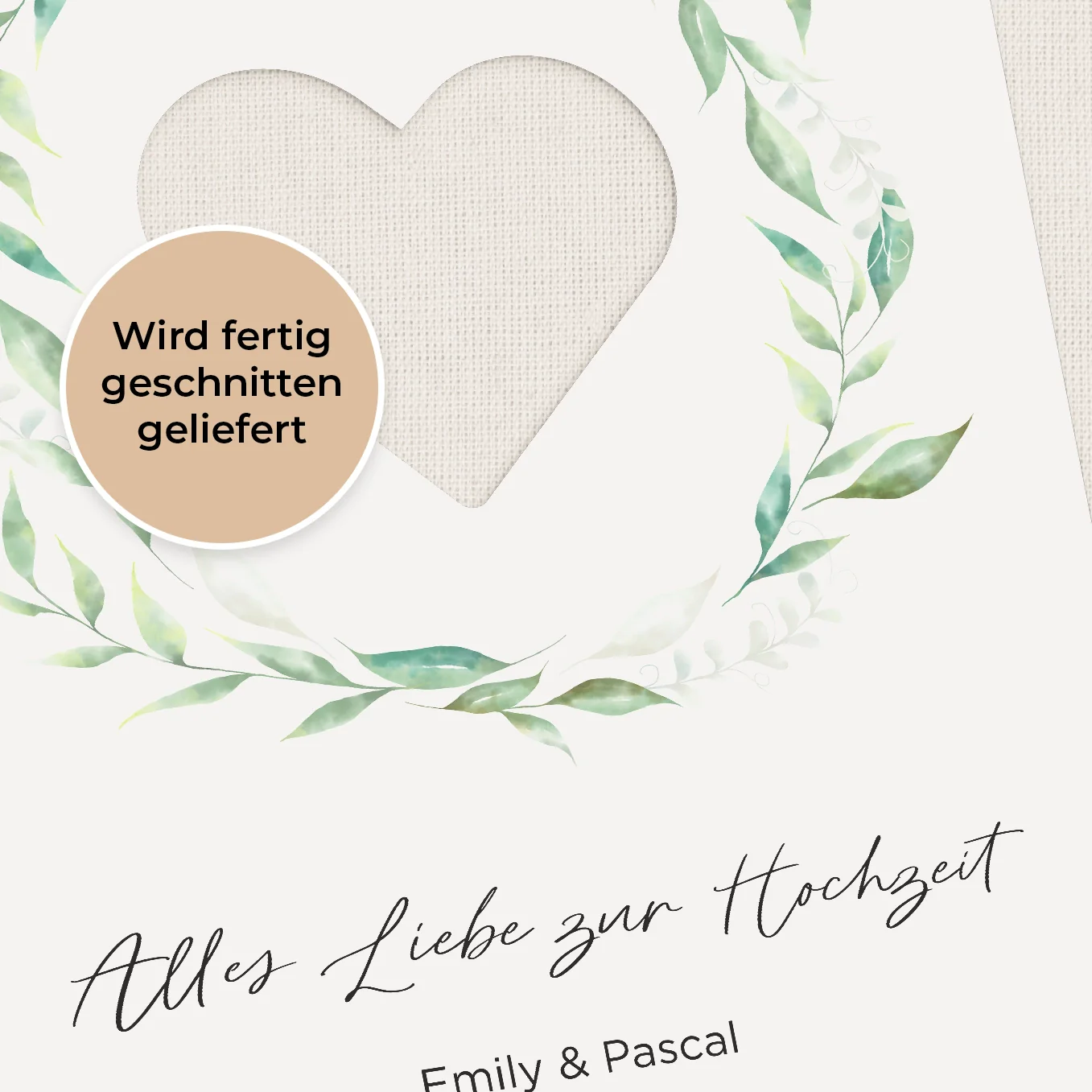 Cadeau de mariage personnalisé en espèces « Couronne » - Image 4