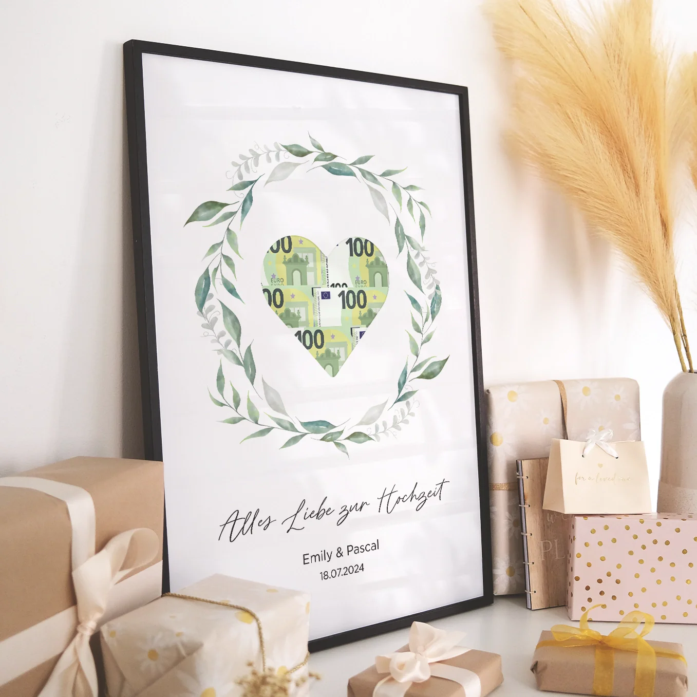 Cadeau de mariage personnalisé en espèces « Couronne » - Image 7