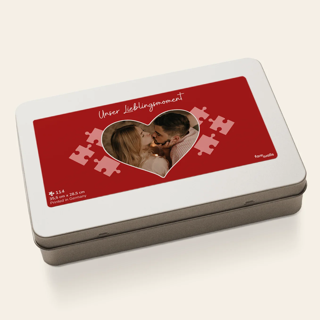 Personalisiertes Herz Puzzle "Foto" - Image 3