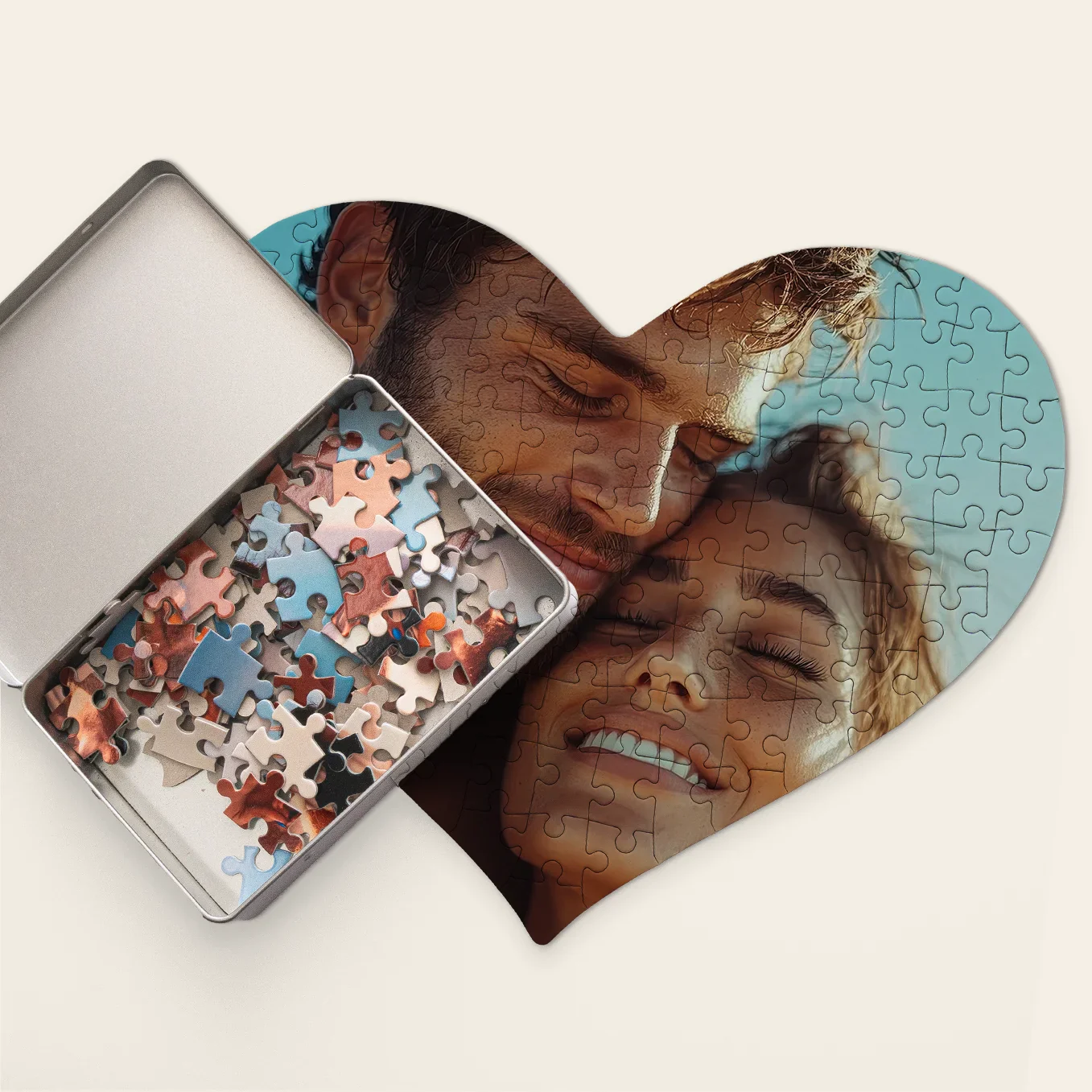 Personalisiertes Herz Puzzle "Foto" - Image 4