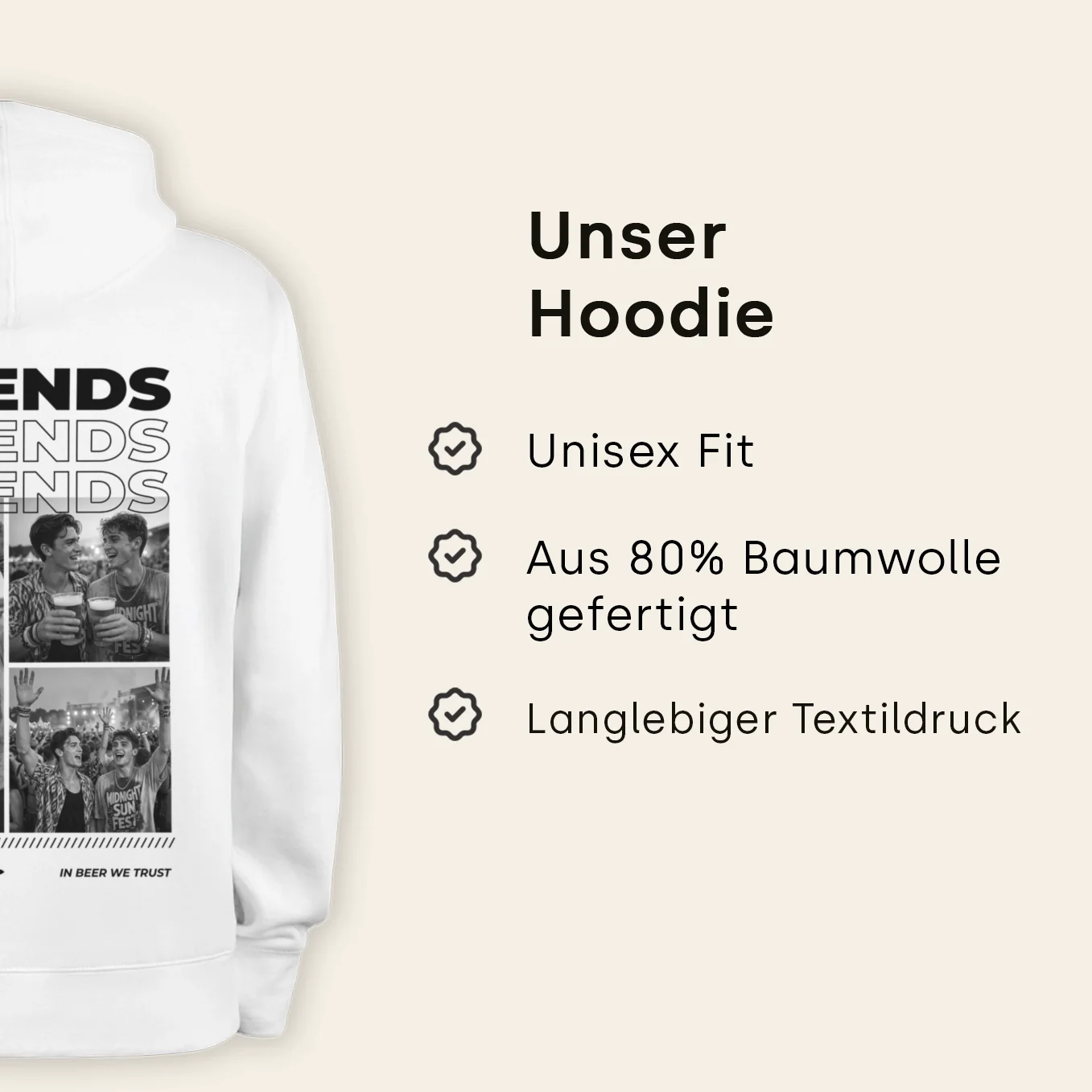Personalisiertes Hoodie "Drinkbuddies" - Image 11