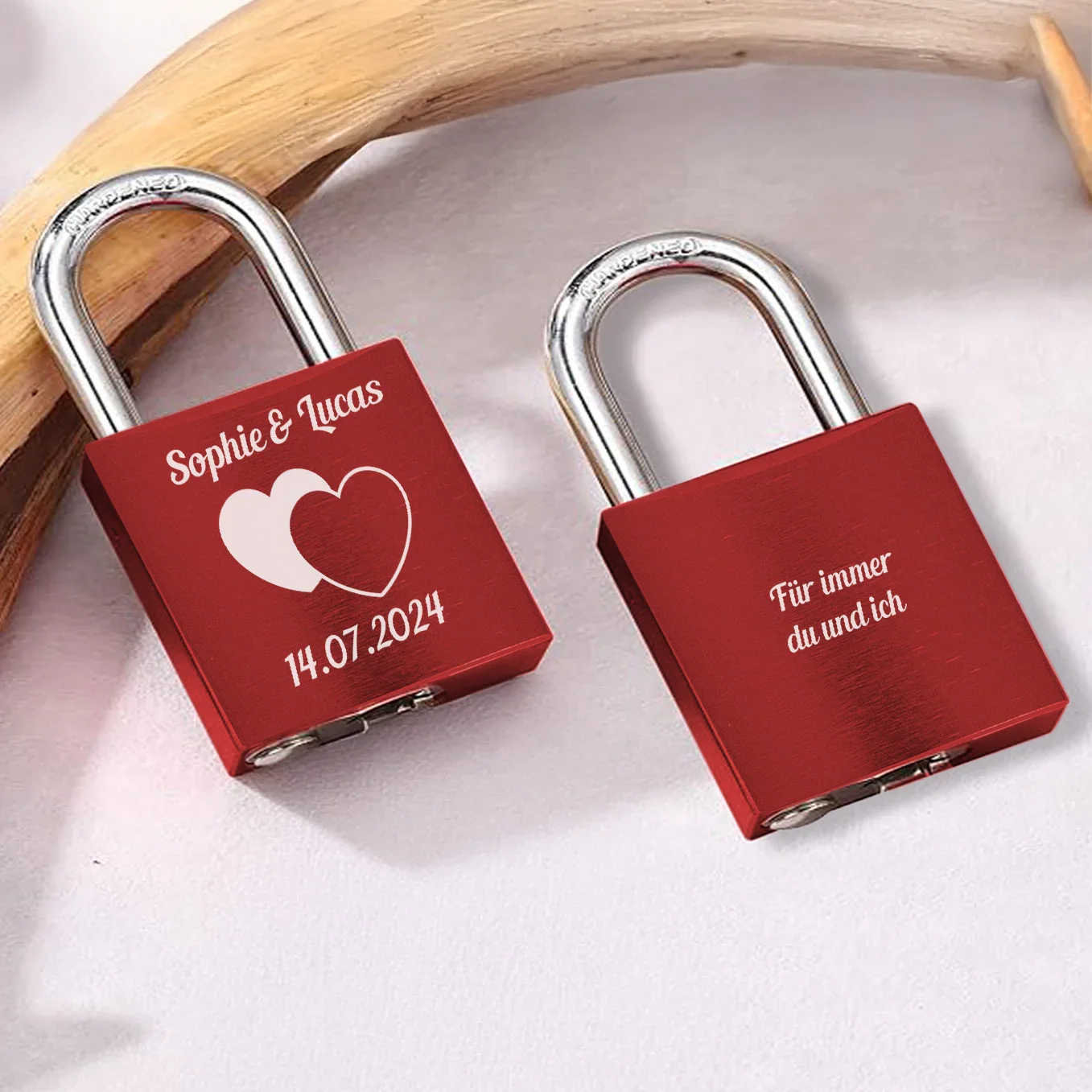 Personalisiertes Liebesschloss "Ewige Liebe" - Image 5