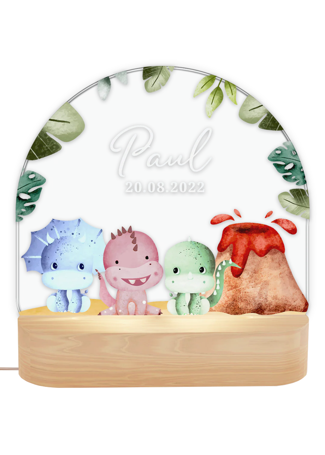 Veilleuse personnalisée pour enfants "Dinosaures" - Image 6