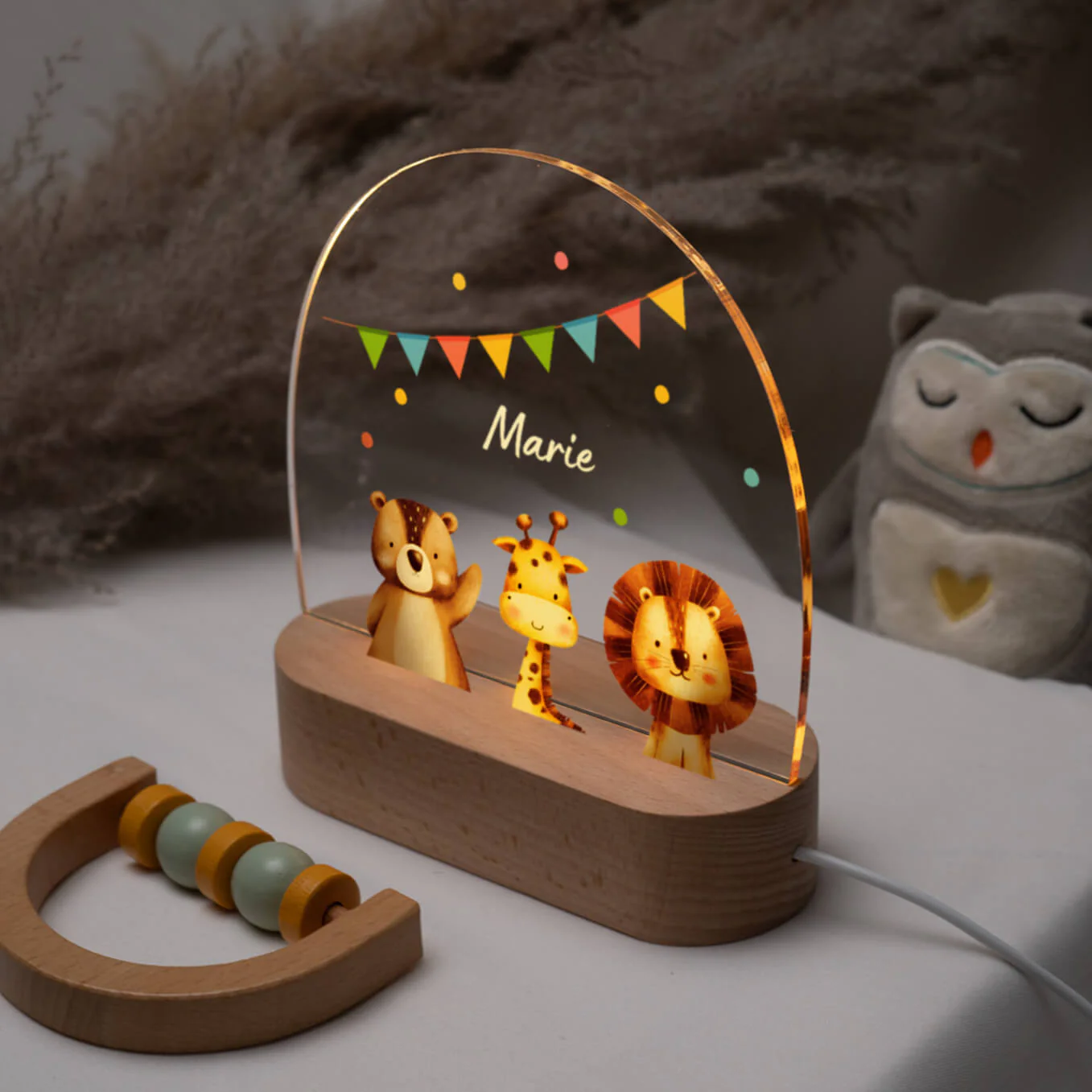 Veilleuse personnalisée pour enfants "Confettis" - Image 3