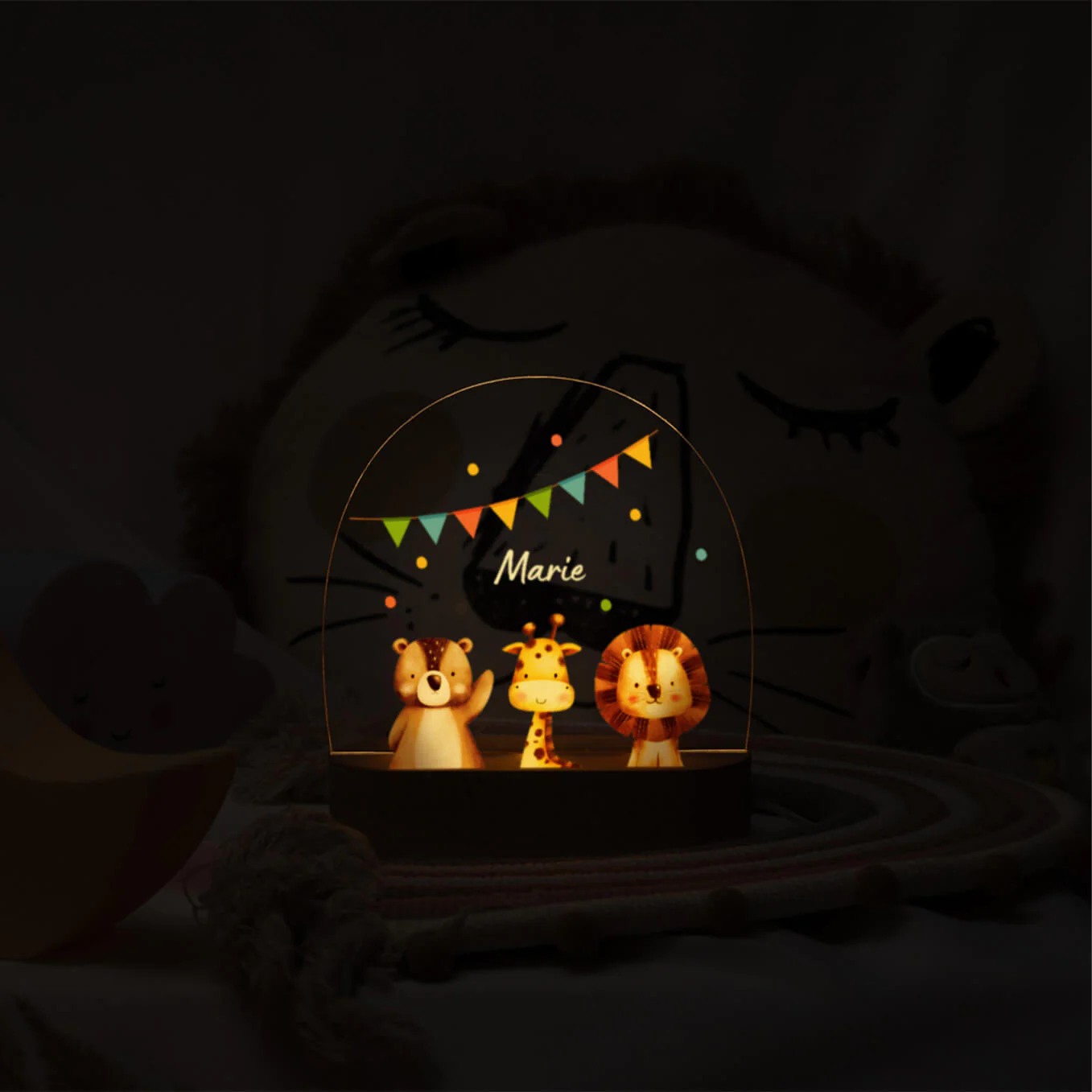 Veilleuse personnalisée pour enfants "Confettis" - Image 6