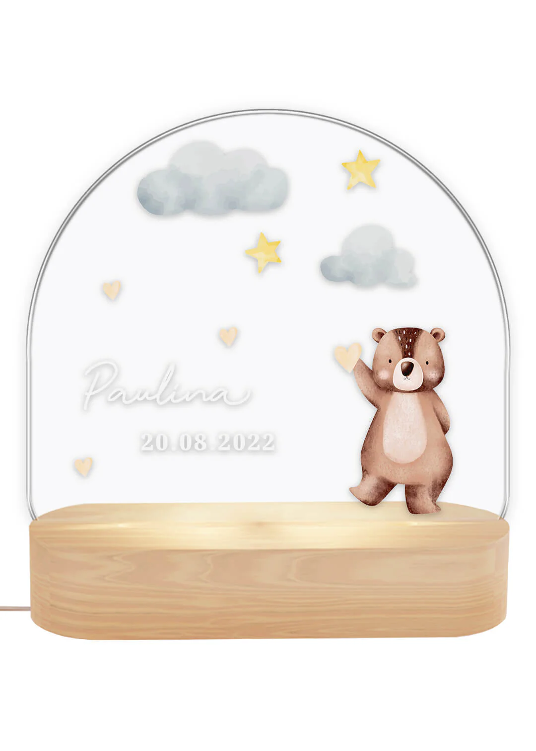 Veilleuse personnalisée pour enfants "Etoiles" - Image 7