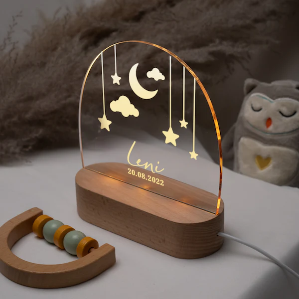 Veilleuse personnalisée pour enfant "Ciel étoilé" - Image 2