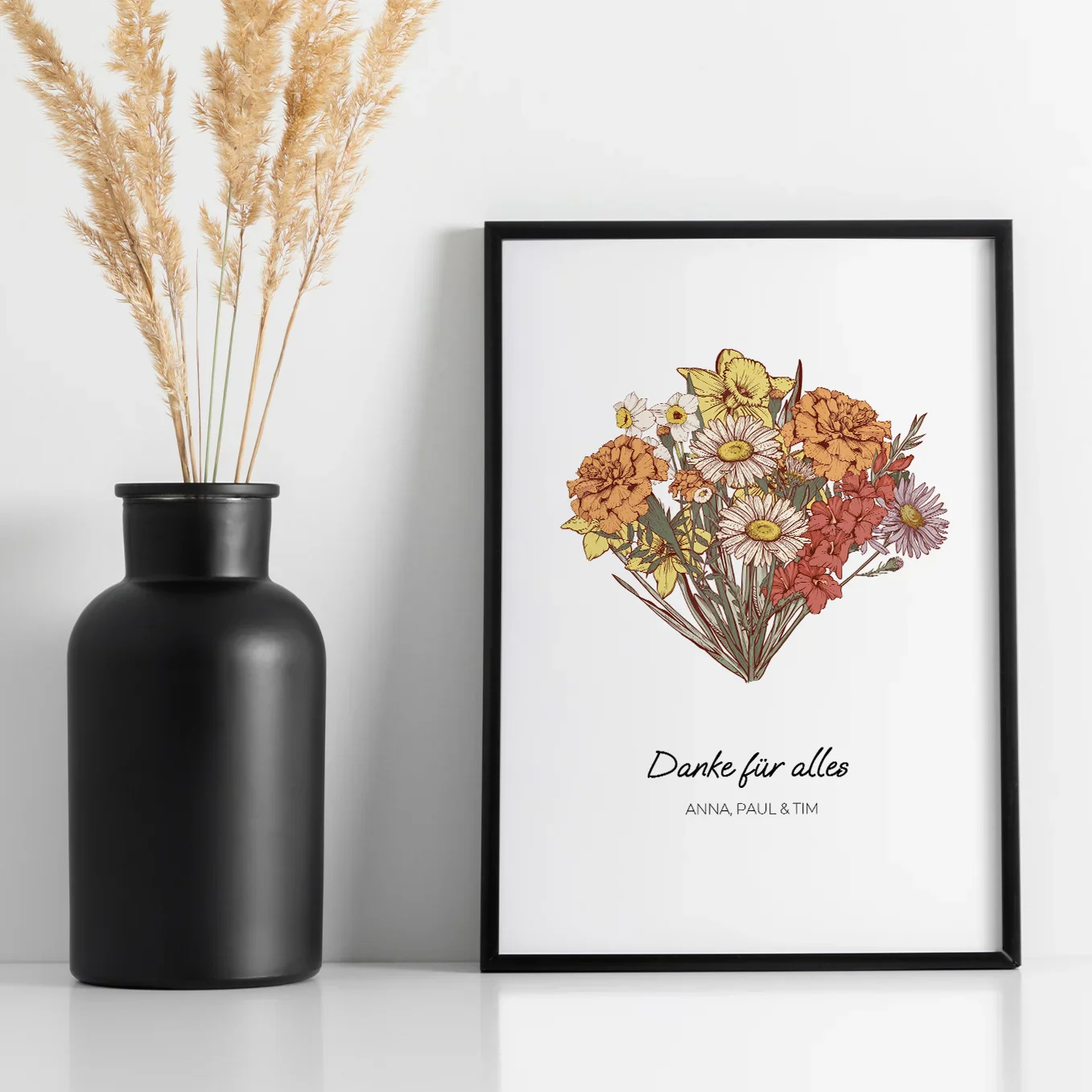 Affiche personnalisée "Bouquet de fleurs" - Image 5