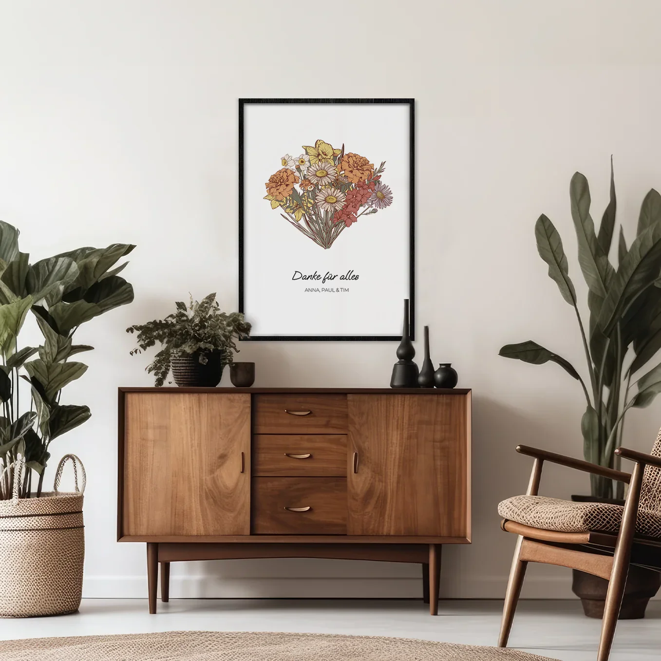 Affiche personnalisée "Bouquet de fleurs" - Image 7