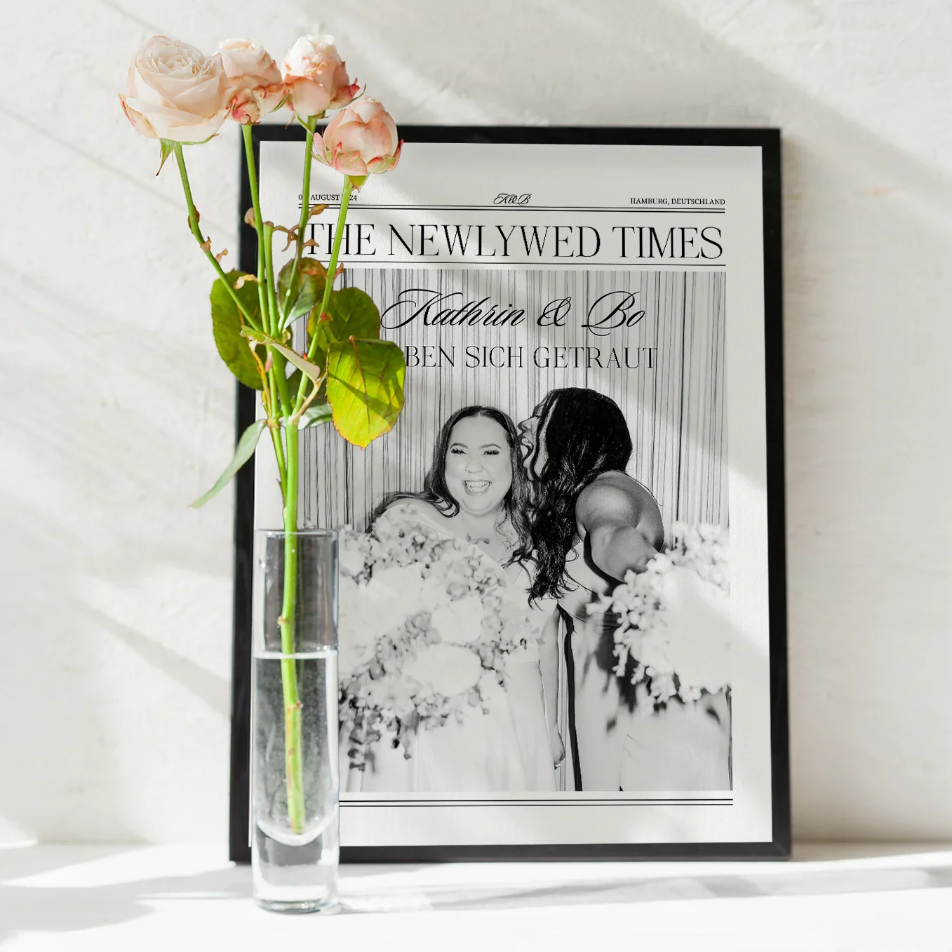 Affiche personnalisée "Article de journal de mariage" - Image 10