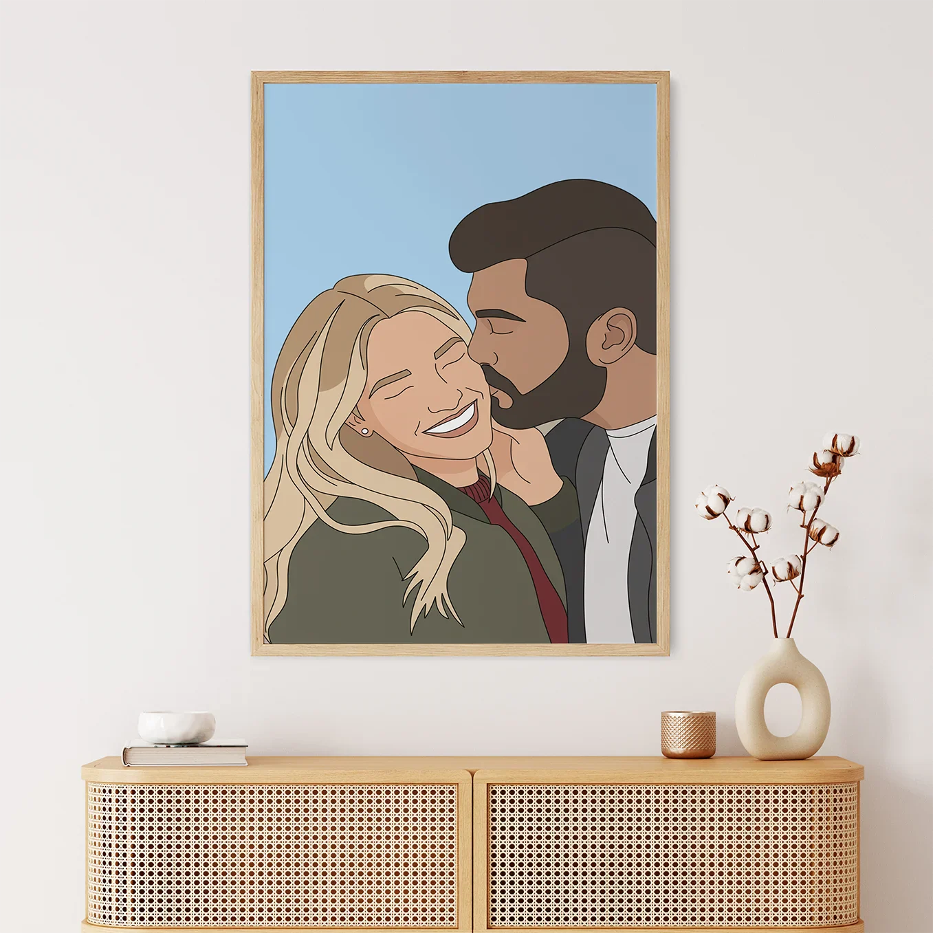 Personalisiertes Poster "Pärchen-Zeichnung" - Image 12