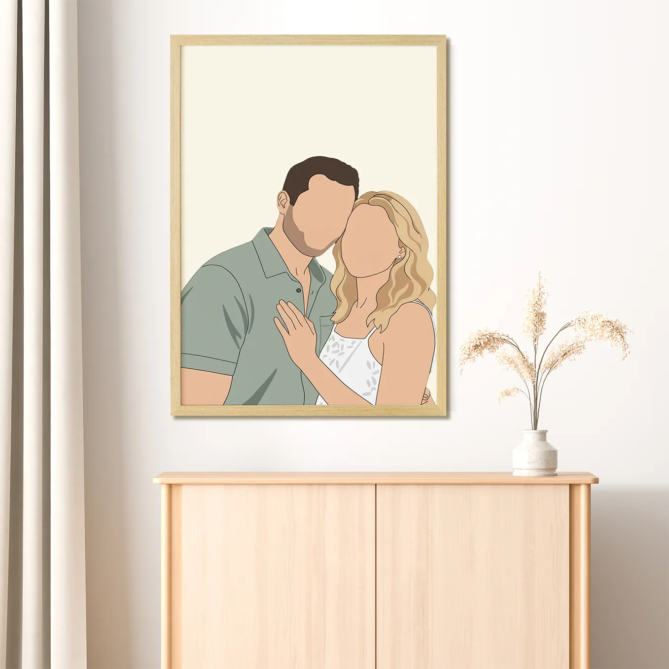 Personalisiertes Poster "Pärchen-Zeichnung" - Image 6