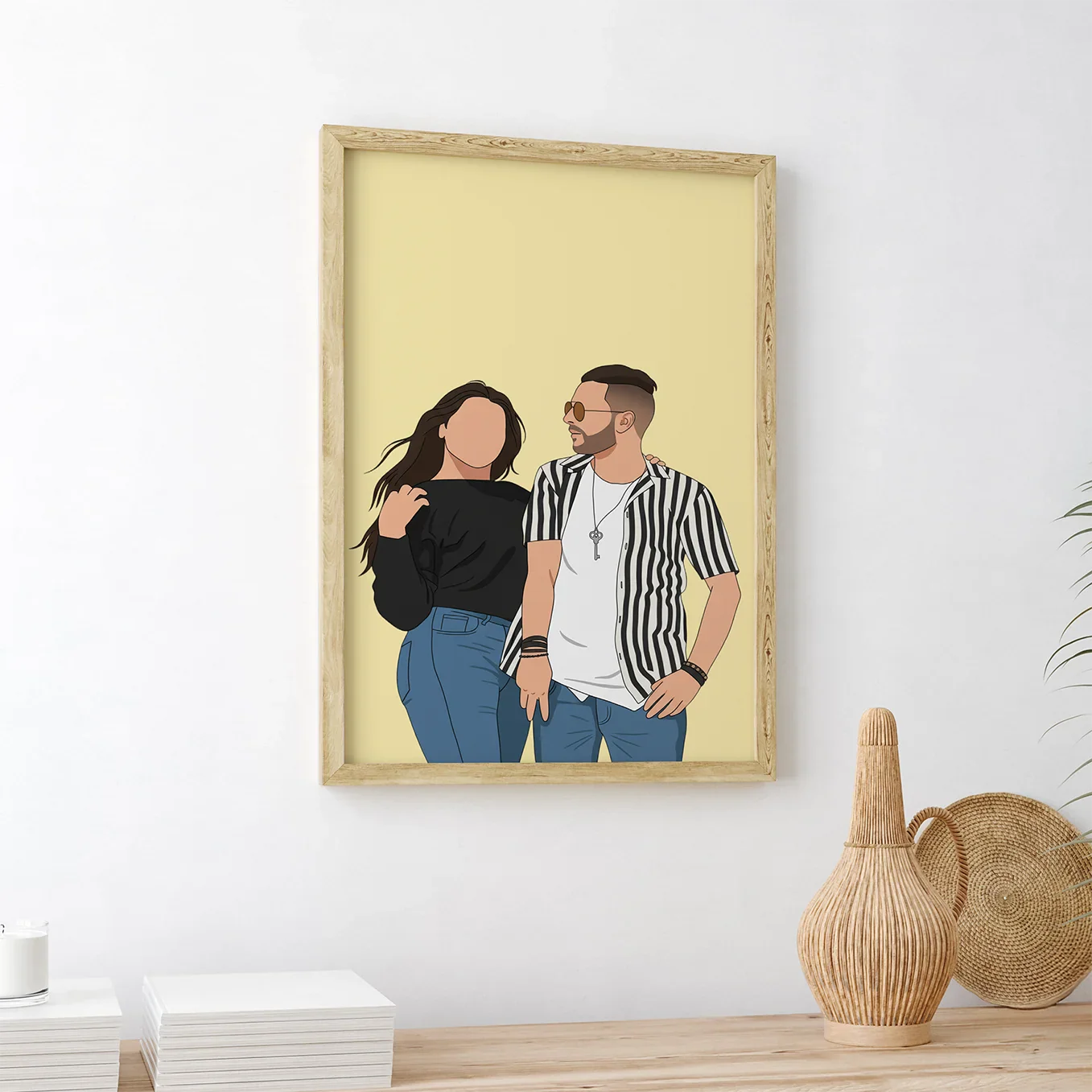 Personalisiertes Poster "Pärchen-Zeichnung" - Image 9