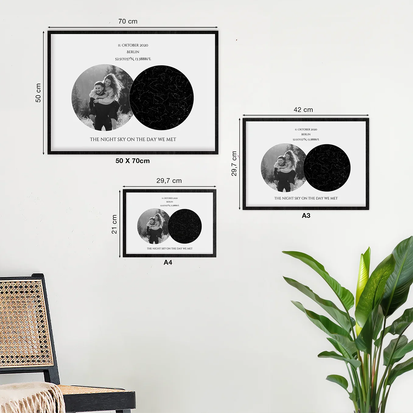 Personalisiertes Poster "Sternenhimmel" mit Foto - Image 11