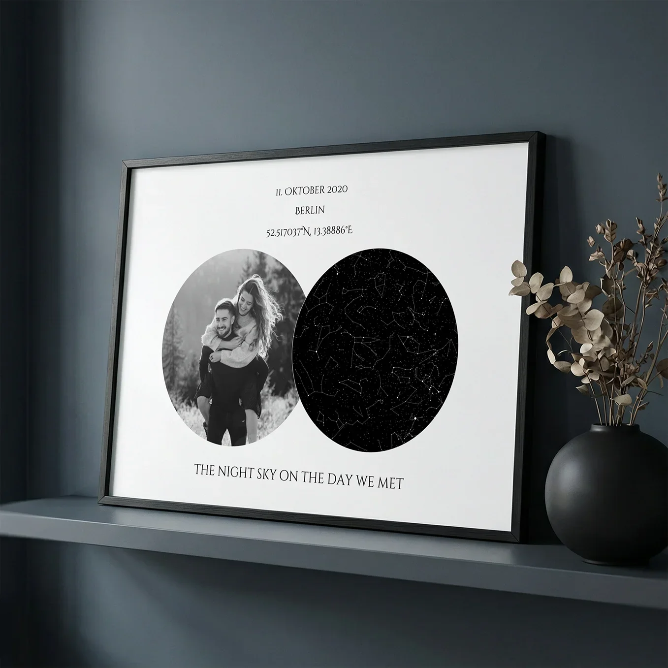 Personalisiertes Poster "Sternenhimmel" mit Foto - Image 2