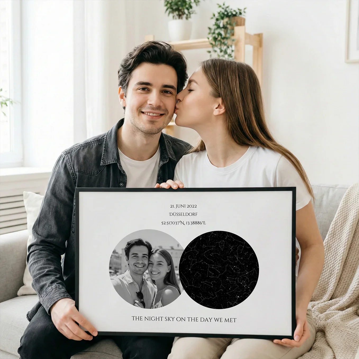 Personalisiertes Poster "Sternenhimmel" mit Foto - Image 3