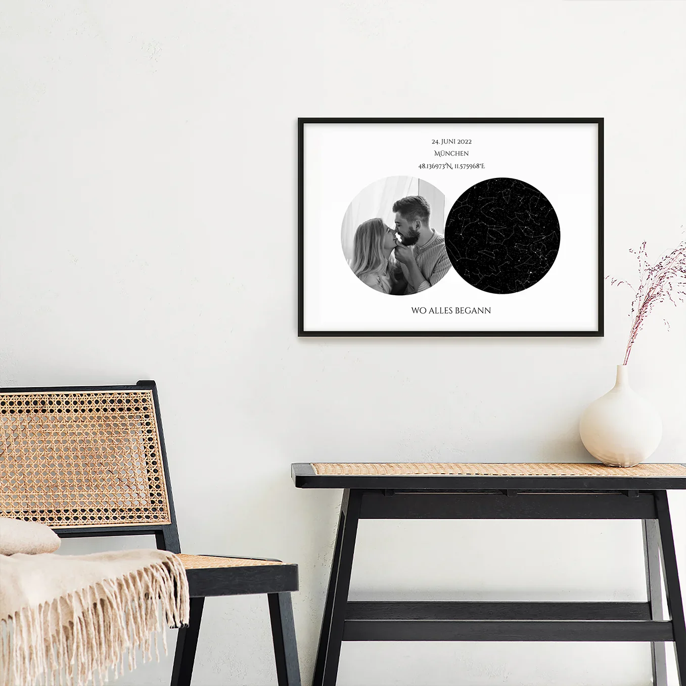 Personalisiertes Poster "Sternenhimmel" mit Foto - Image 7