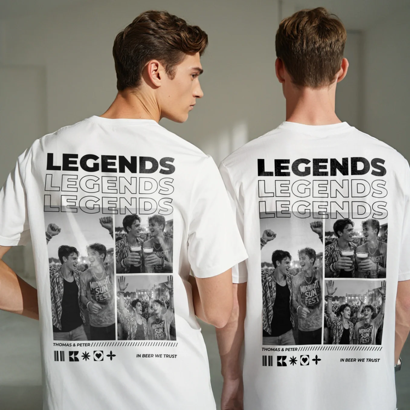 Personalisiertes T-Shirt "Drinkbuddies" - Image 5
