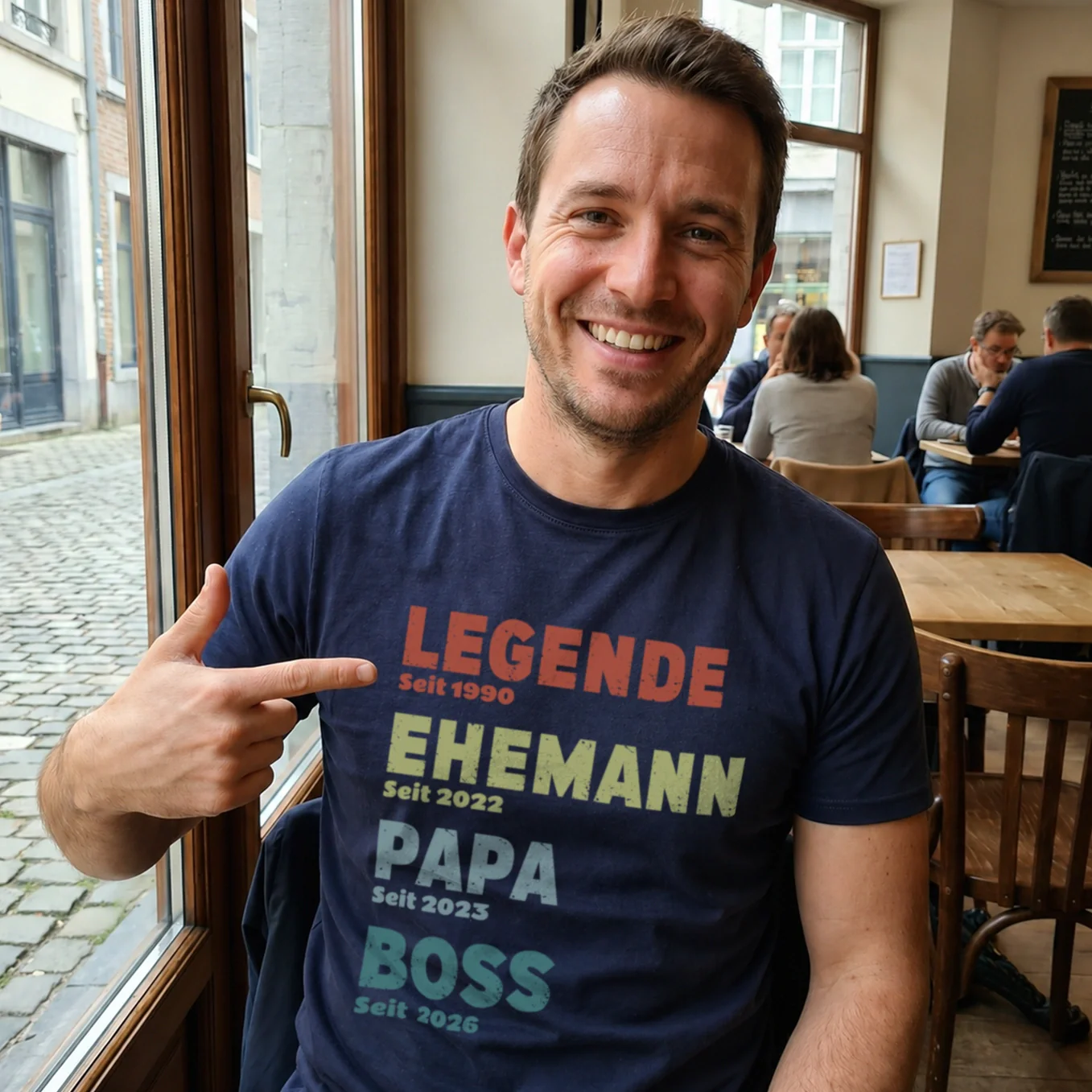 Personalisiertes T-Shirt “Legende, Ehemann, Papa” - Image 5