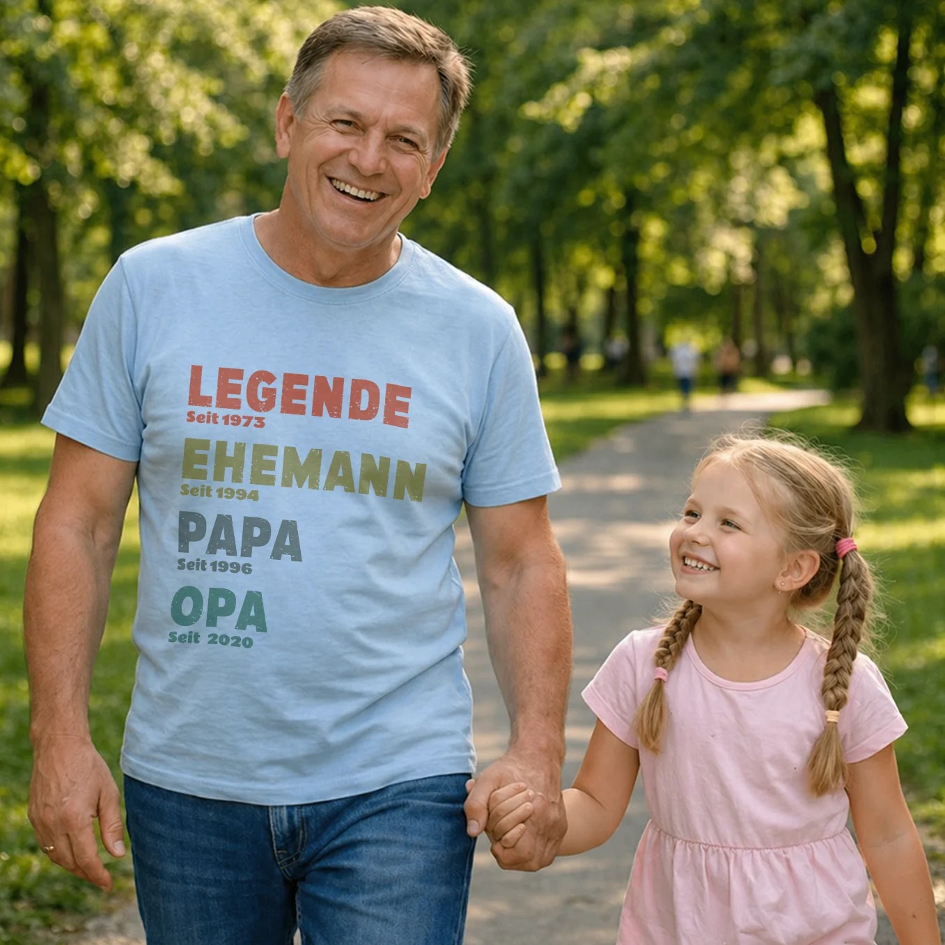 Personalisiertes T-Shirt “Legende, Ehemann, Papa” - Image 6