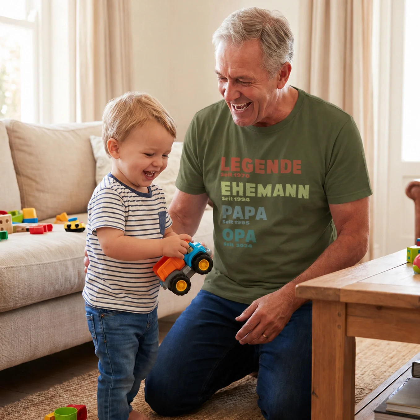 Personalisiertes T-Shirt “Legende, Ehemann, Papa” - Image 7