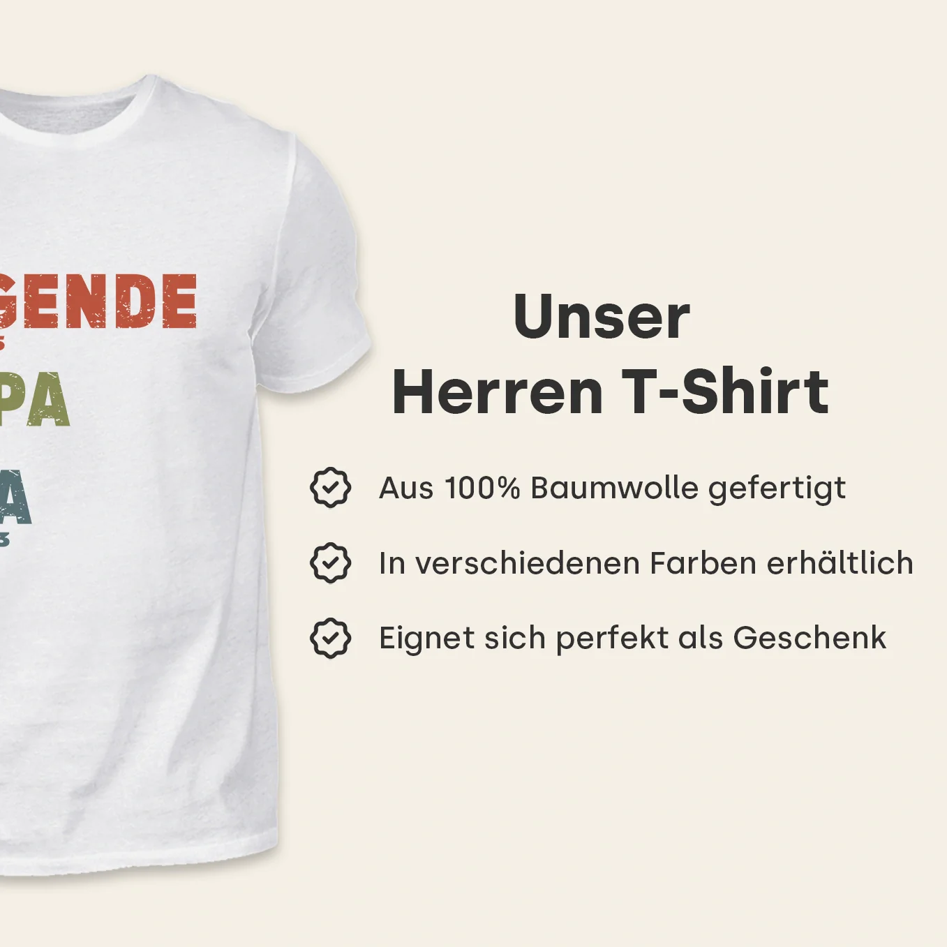 Personalisiertes T-Shirt “Legende, Ehemann, Papa” - Image 9