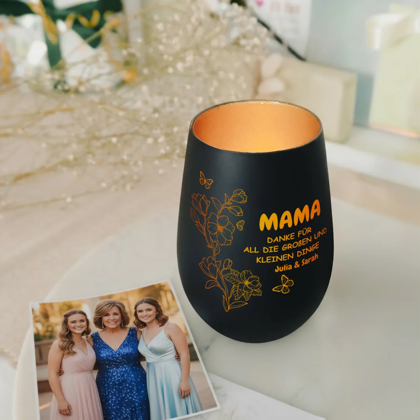 Personalisiertes Windlicht “Danke Mama” - Image 5