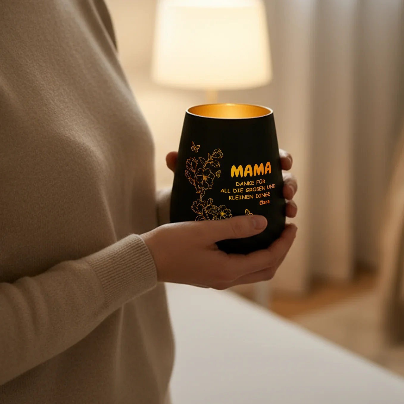 Personalisiertes Windlicht “Danke Mama” - Image 8