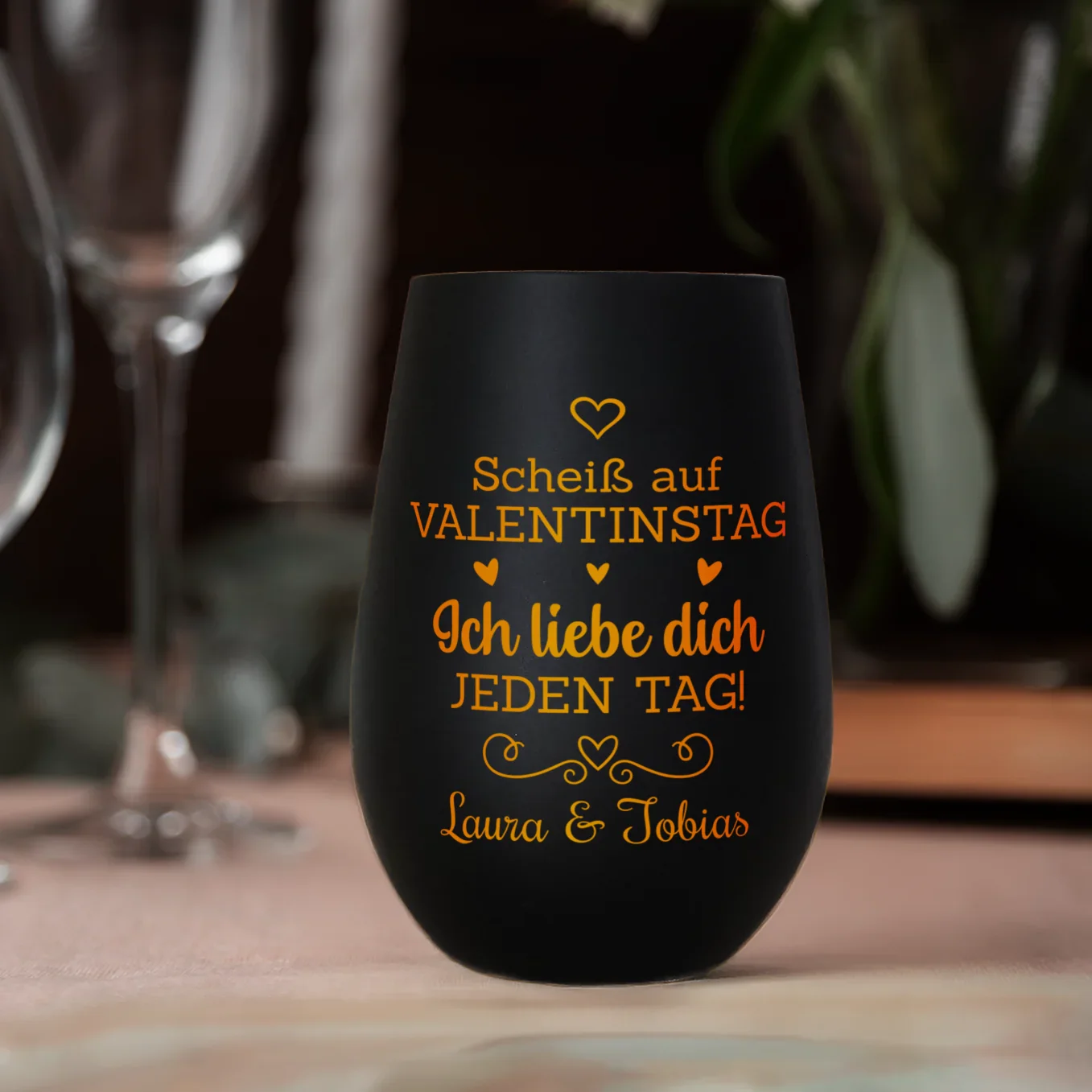 Photophore personnalisé Saint-Valentin – Je t'aime tous les jours - Image 7