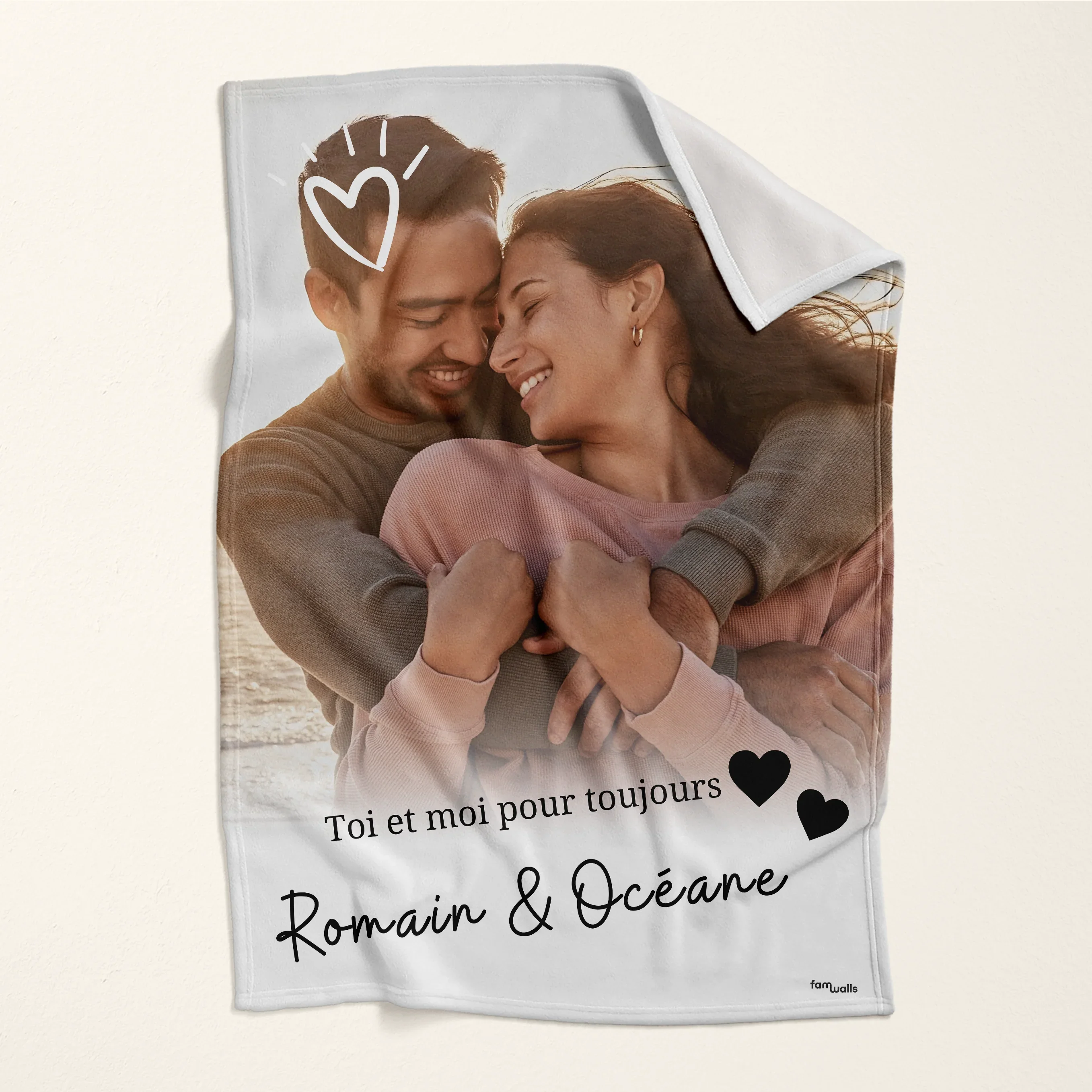 Plaid personnalisé « Photo et texte » - Image 11