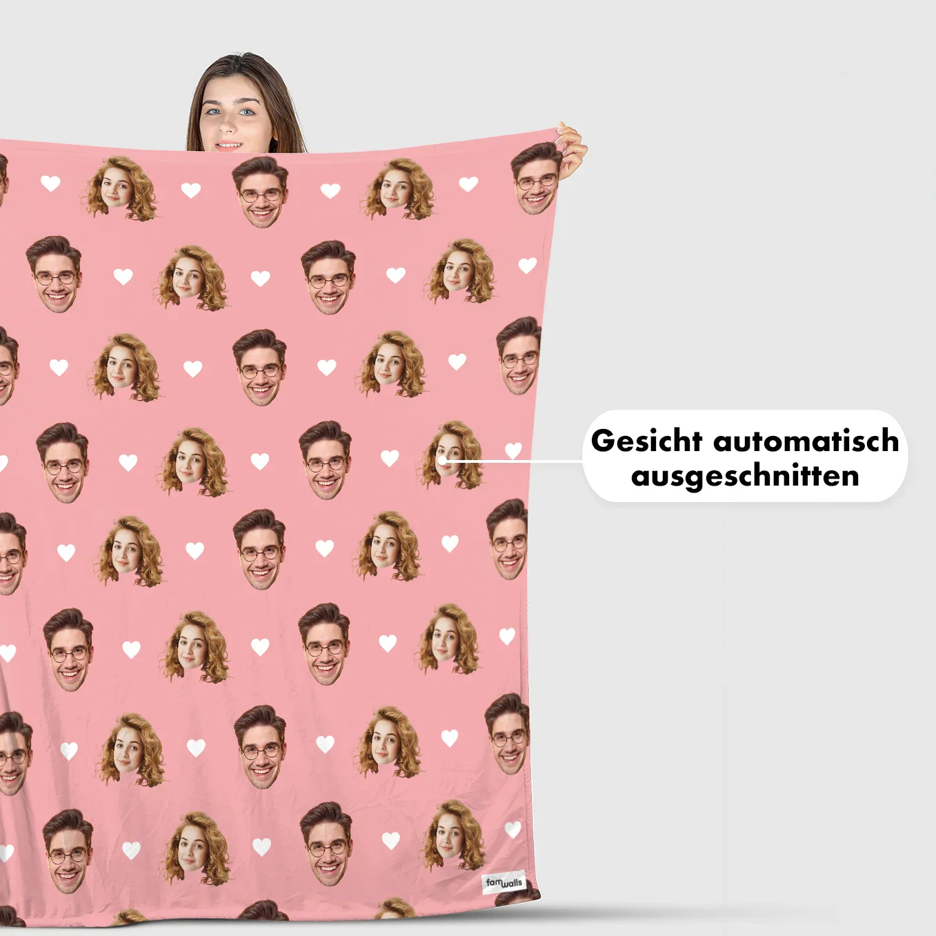 Plaid personnalisé « Photo »