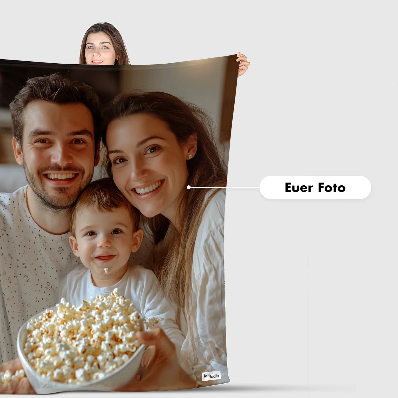 Plaid personnalisé avec « Photo »