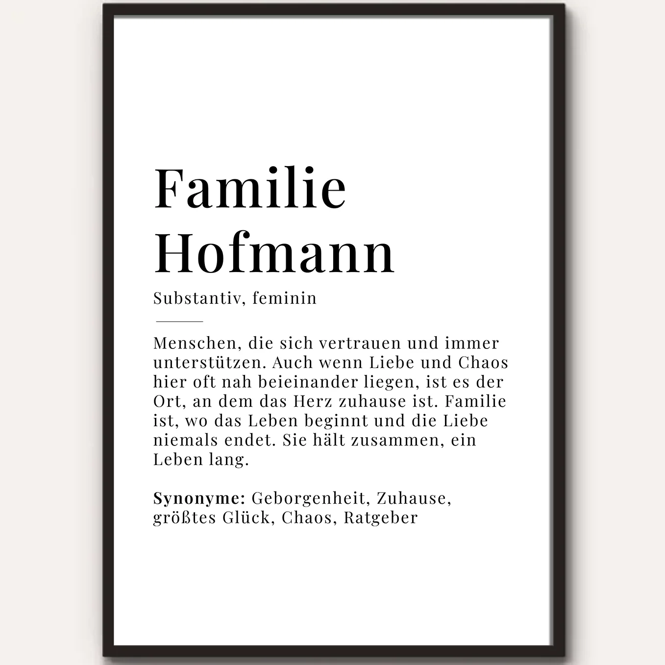 Affiche "Définition de la famille" - Image 8