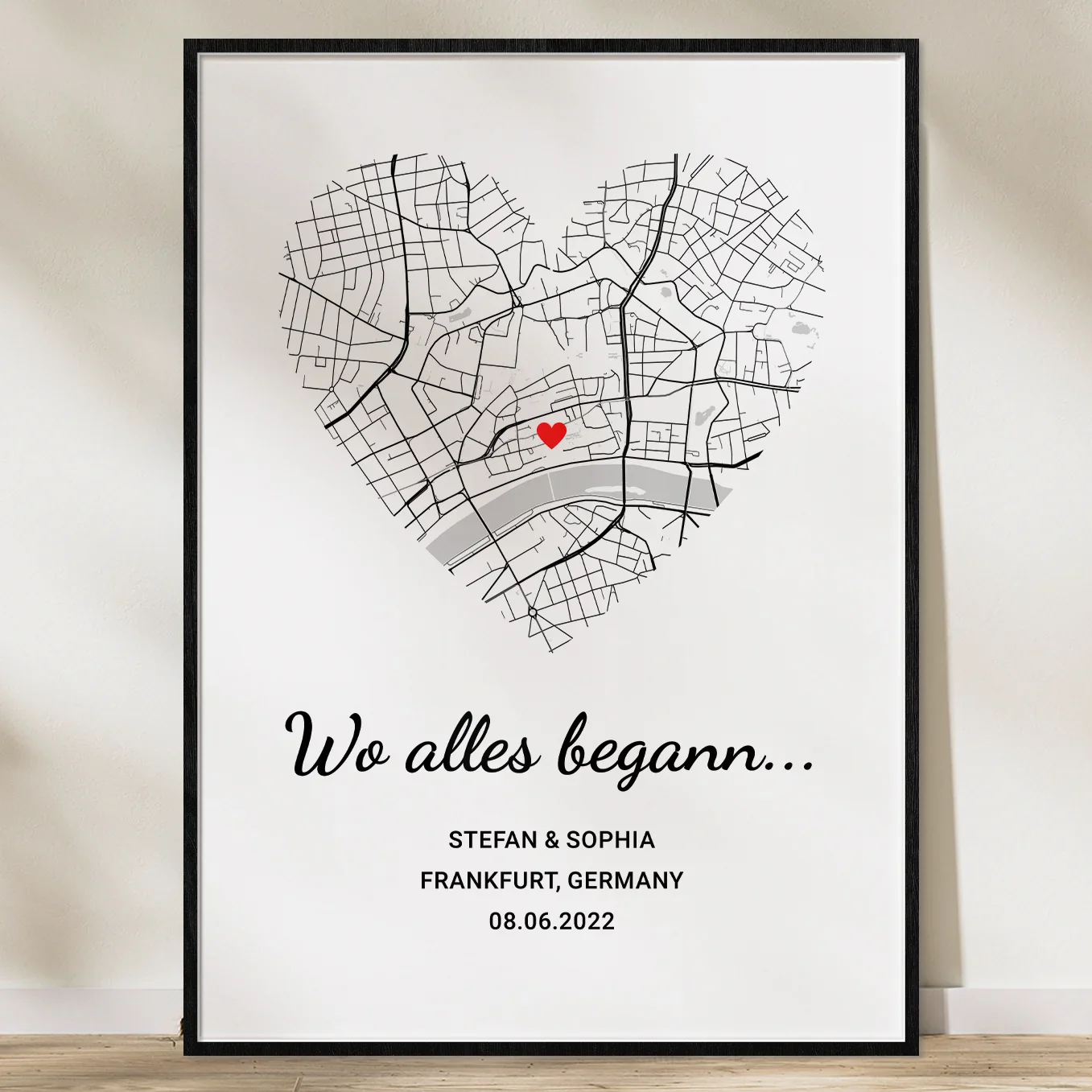 Affiche "Carte Coeur"