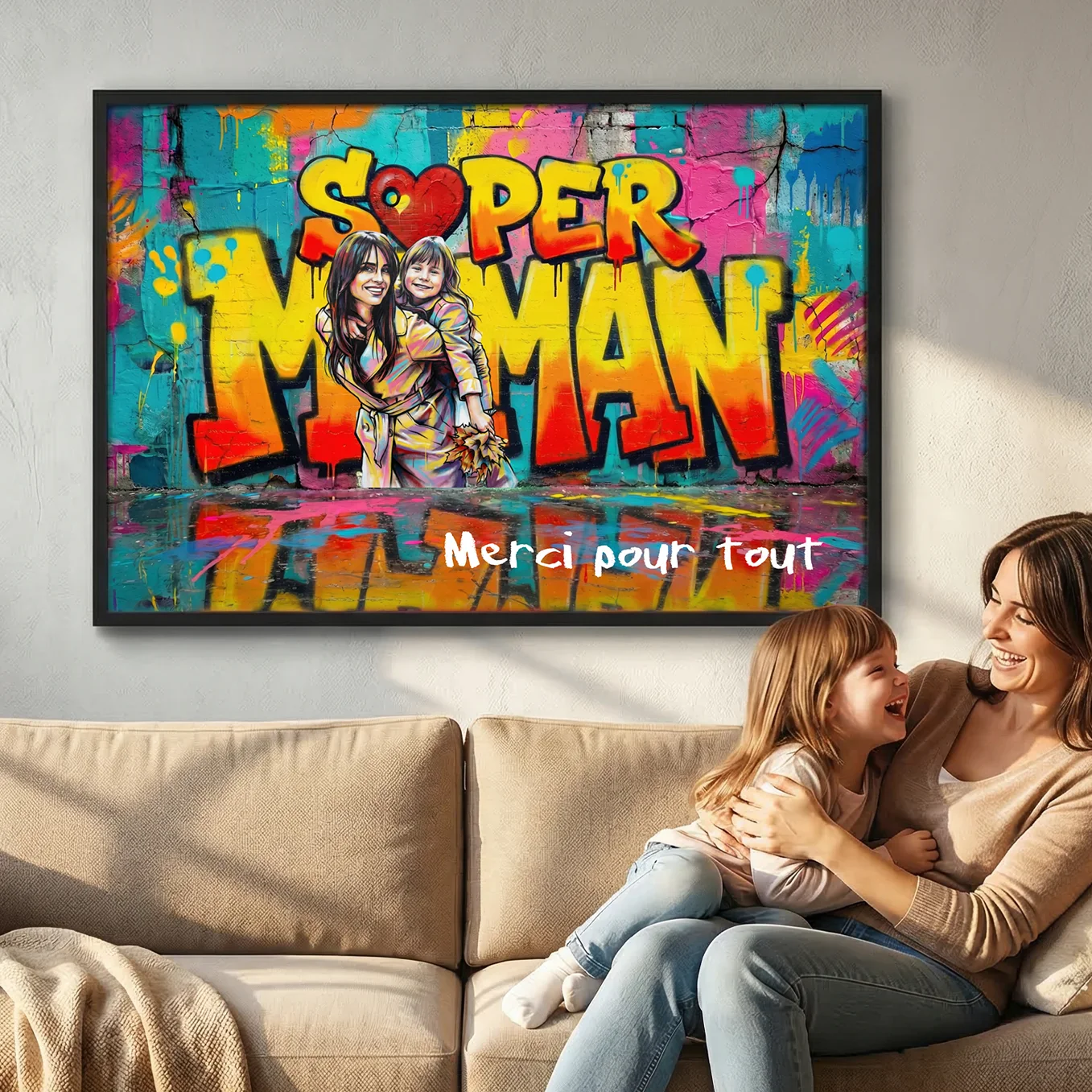 Poster personnalisé "Love Maman" - Image 14
