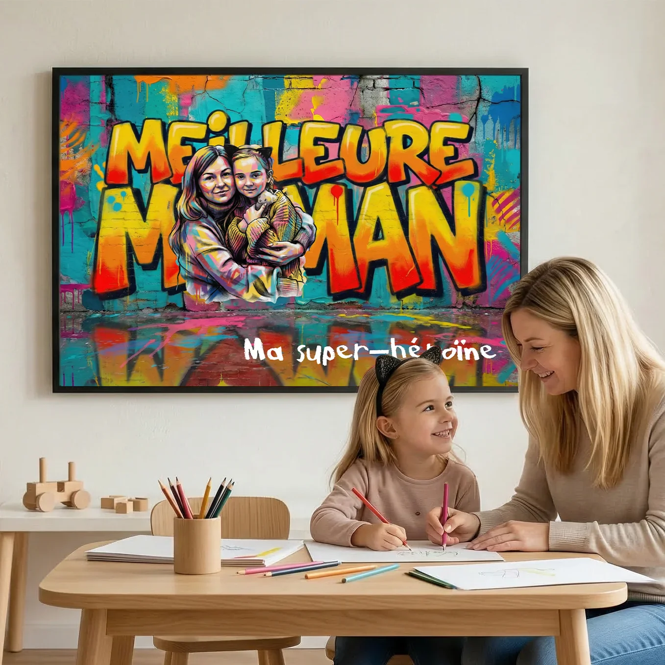 Poster personnalisé "Love Maman" - Image 16