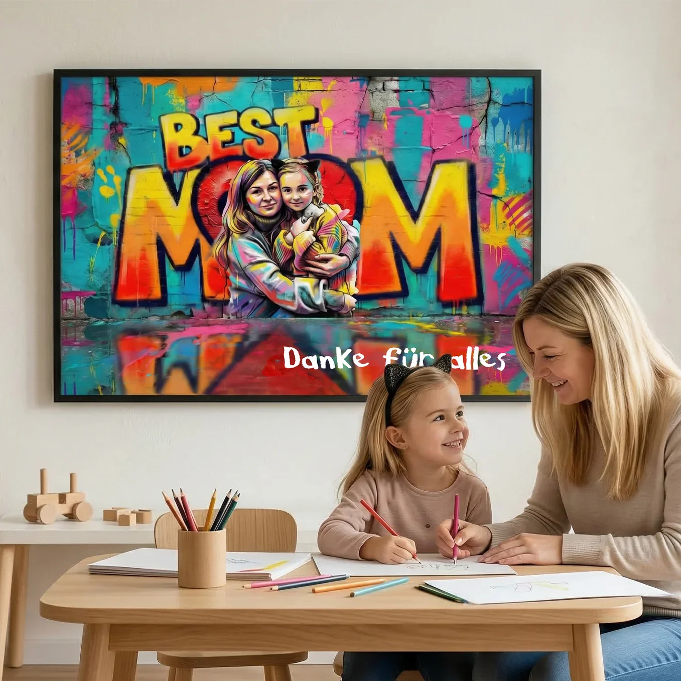 Poster personnalisé "Love Maman" - Image 6