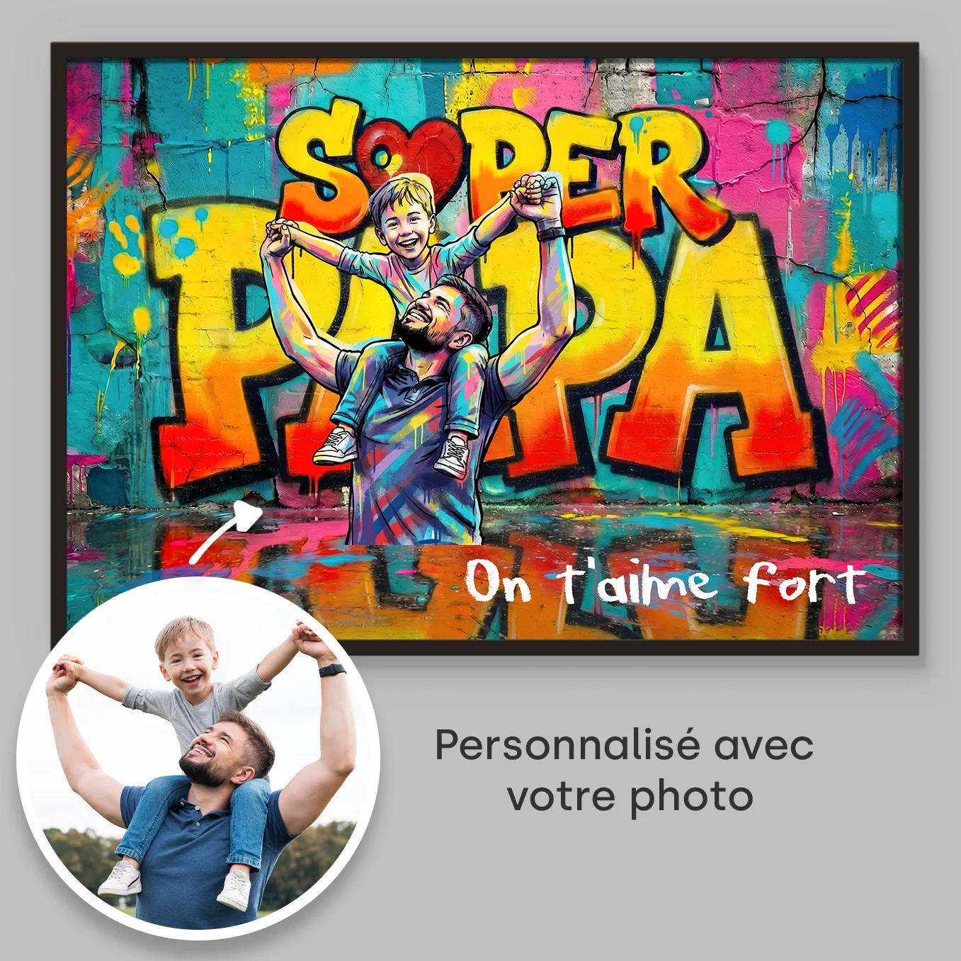 Poster personnalisé "Love Papa" - Image 11